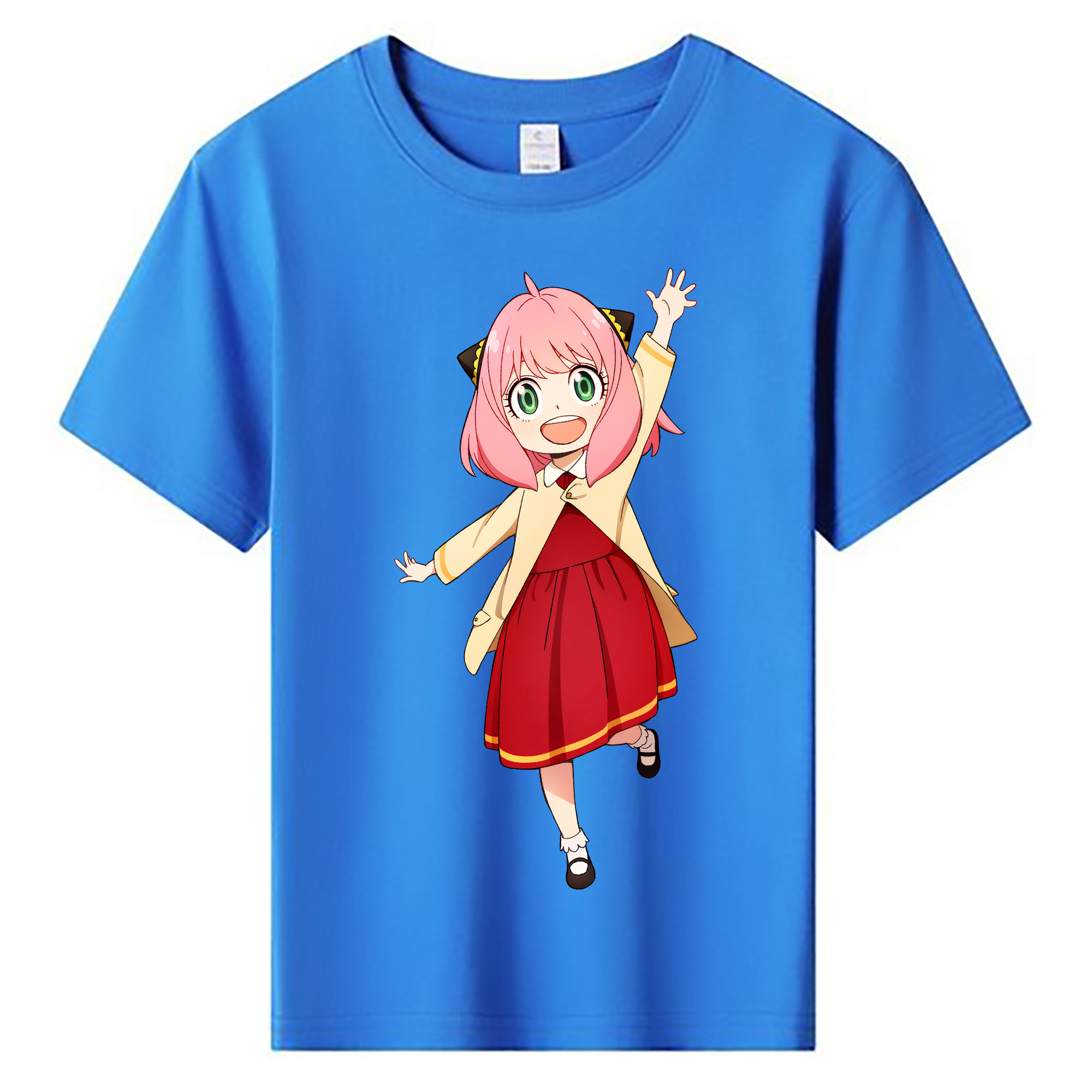 （画像用） SPY×FAMILY间谍家家酒 綿100％キッズTシャツ（フロントプリント）